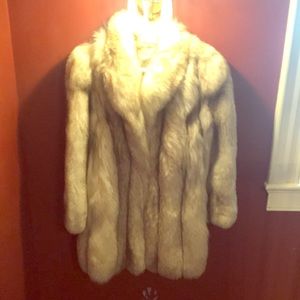 Fox fur coat